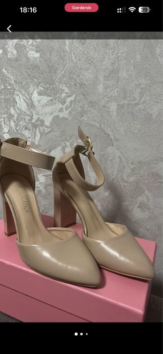 Продам туфли беж. Размер 36. Цена:3000тг