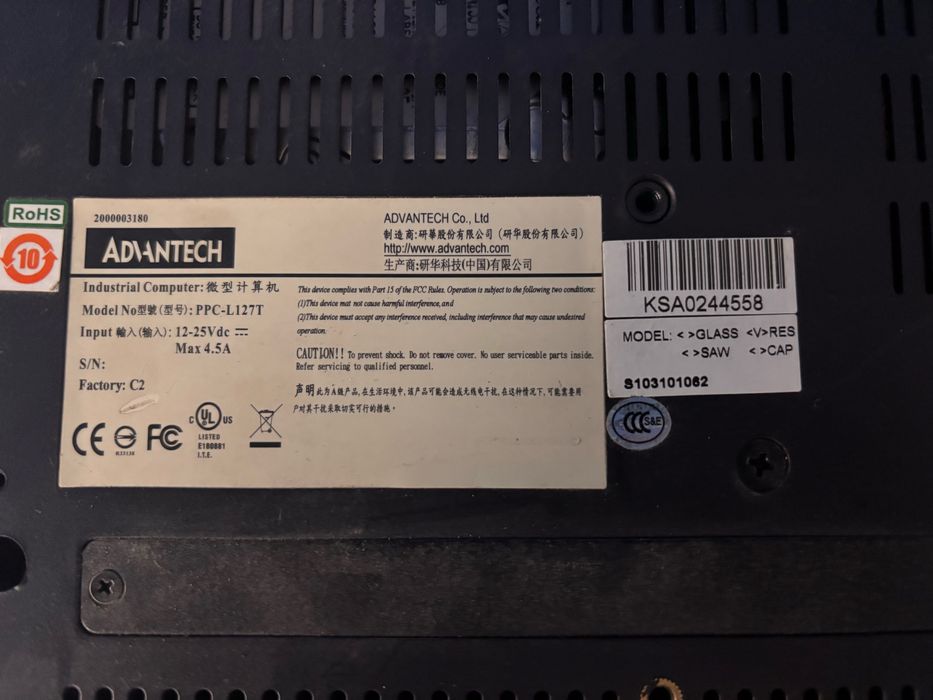 Advantech PPC-L127T панельный компьютер