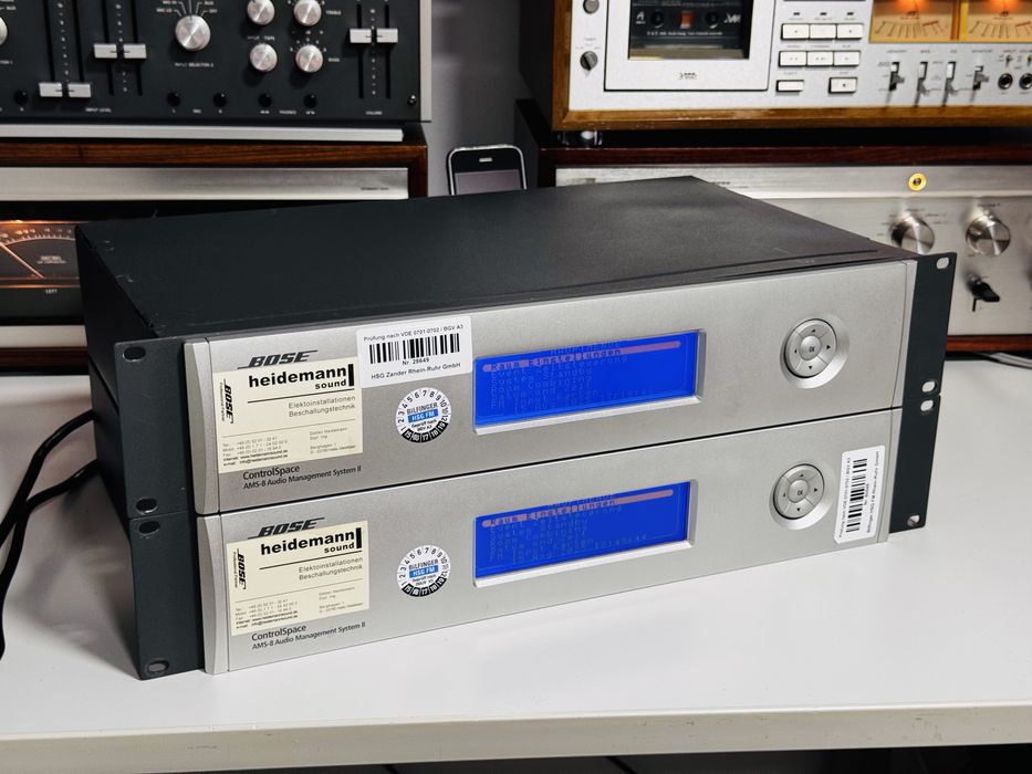 Bose ControlSpace AMS-8 II – Sistem Audio Management Profesional DSP 24-bit/96kHz, 8 Zone, 8 Intrari + 8 Iesiri, 2 Unitati Rack