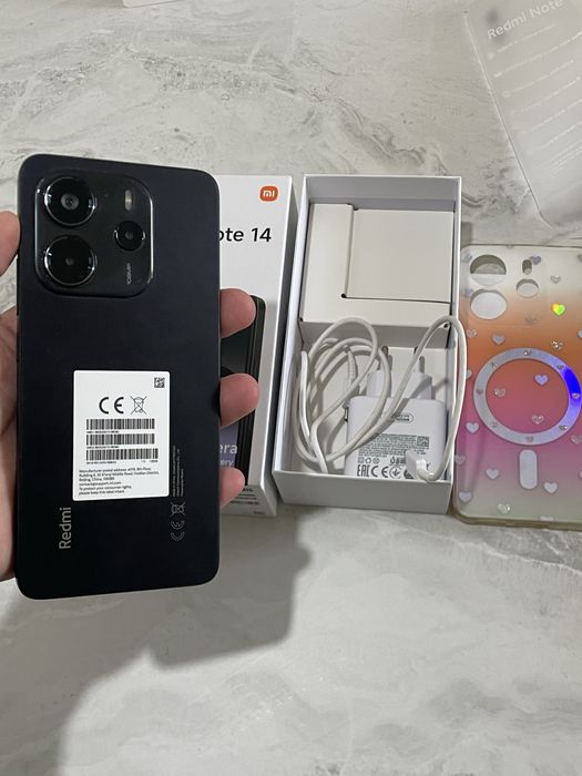 Resmi Note 14 8/128 GB ideal full kamplekt srochna sotladi