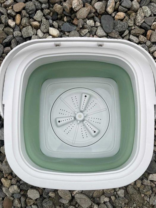 Mini mașină de spălat pliabilă 9L, camping, călătorie, mașină, rulotă