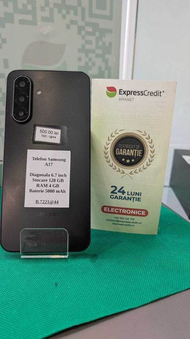 Telefon Samsung A17 (AG44) B:7221-garantie 2 ani!