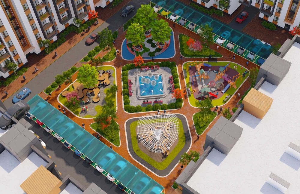 ЖК Mening Uyim 1комнатная кв 42,8м г.Ташкент, мост "Узгариш"