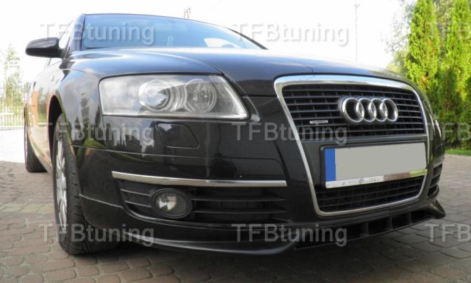 Prelungire bara fata fusta spoiler lip Audi A6 C6 04-08 SLINE S-LINE