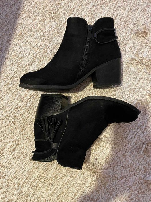 Дамски черни боти - 36
