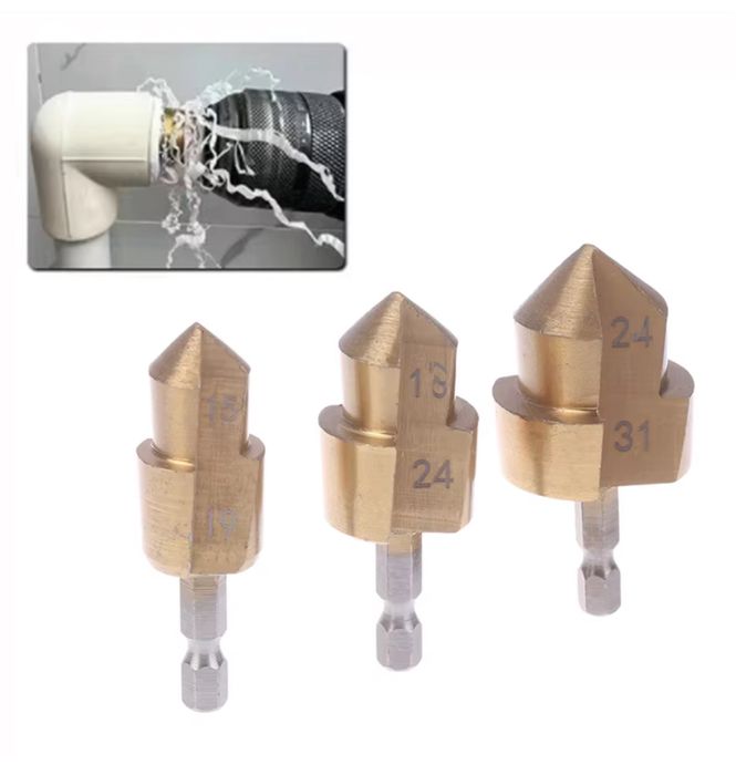 Набор сверло насадка для пластиковых труб 20/25/32. Утюг для пайки