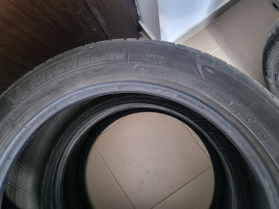 Anvelope Michelin Primacy 3, pentru vară, 245/45/R18, 100y, protecție jantă, omologare  BMW sau Mercedes