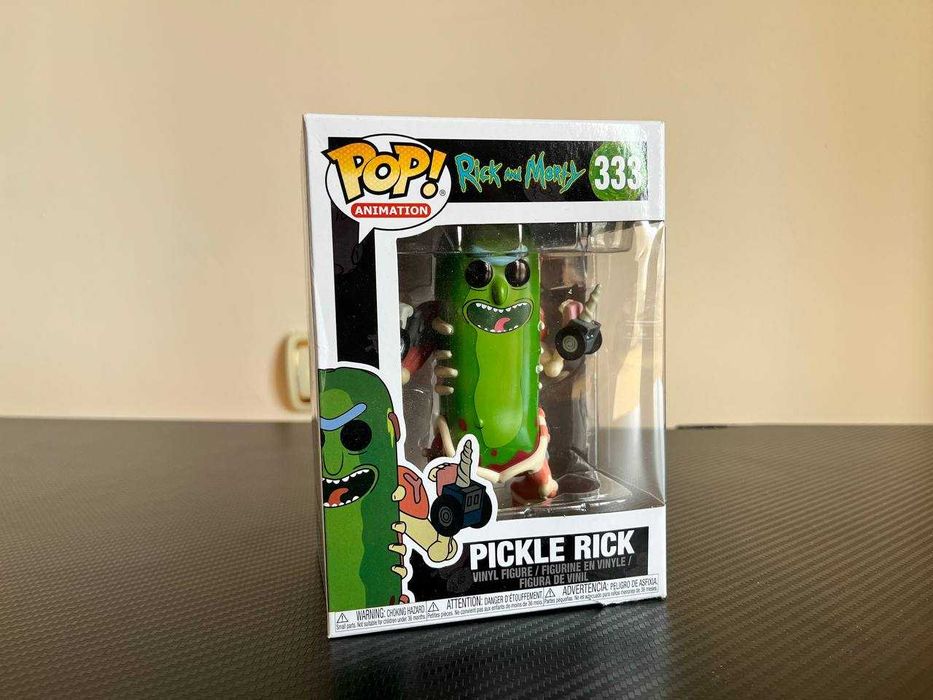 Funko Pop Raphael + Pickle Rick (в коробках, оригинал)
