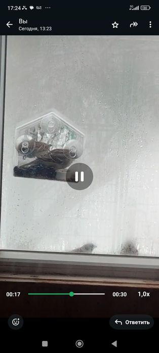 Домик, Кормушка для птиц. Новая.