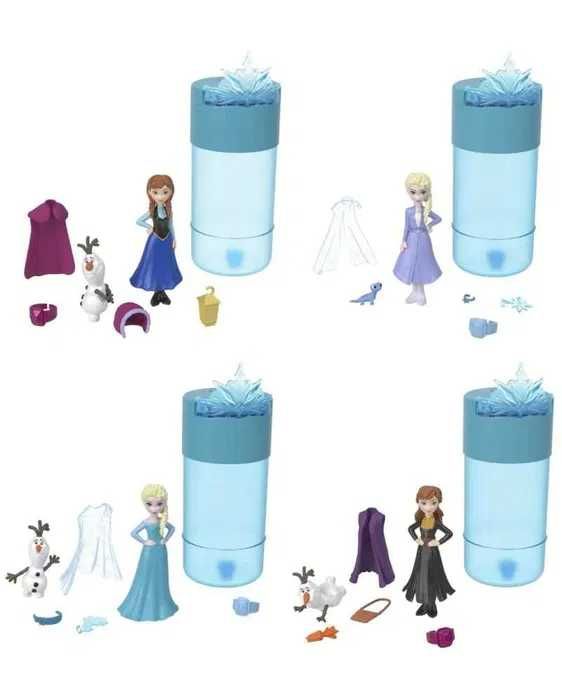 Мини кукли Disney Princess и Frozen Snow Color Reveal - 6 изненади