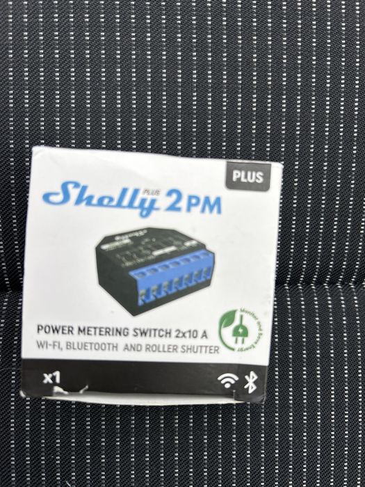 Shelly Plus 2PM power metering switch