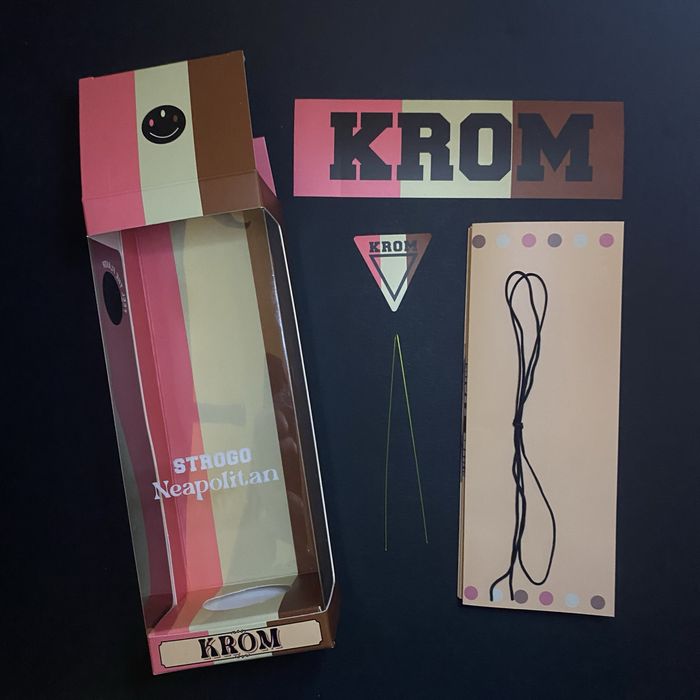Kendama Krom Strogo Neapolitan Strawberry
