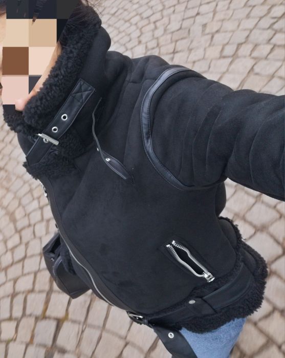 Кожено яке черно