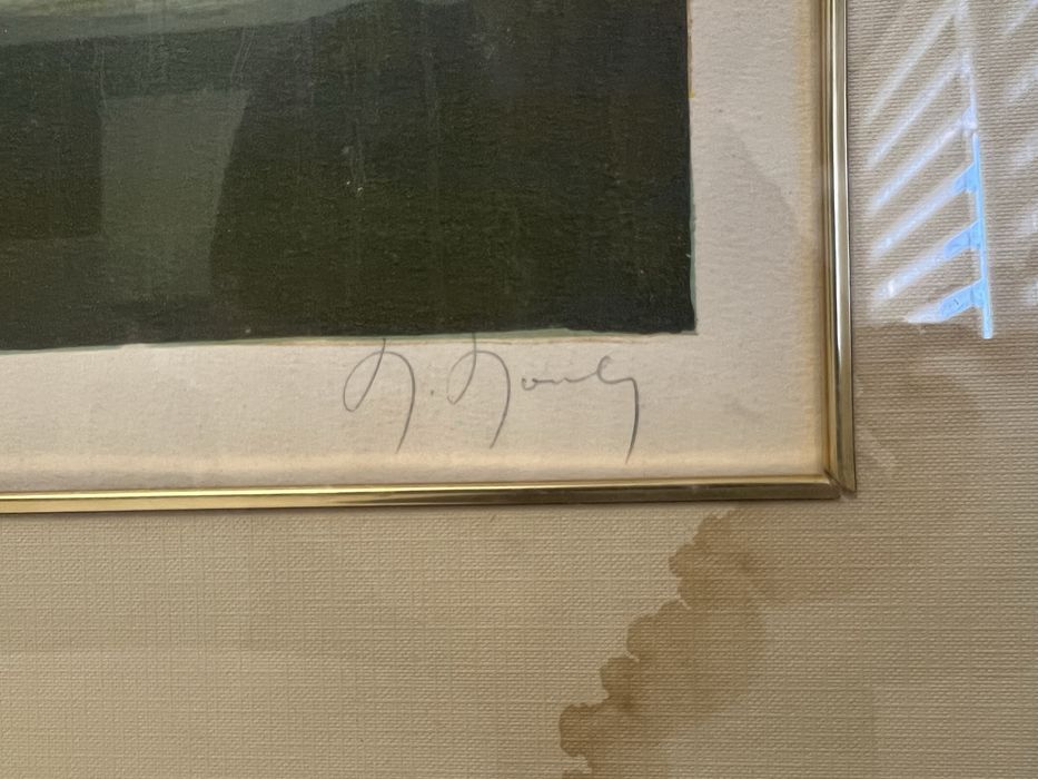 Tablou Marcel Mouly “Èpreuve d’artiste”