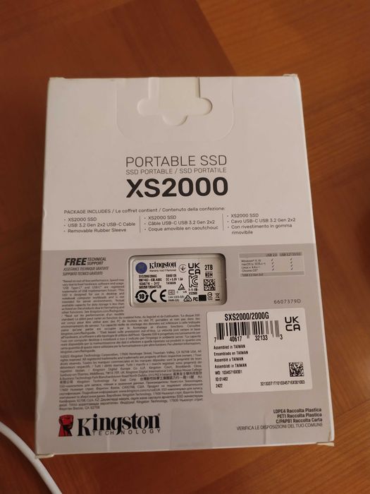 Портативный внешний диск 2тб