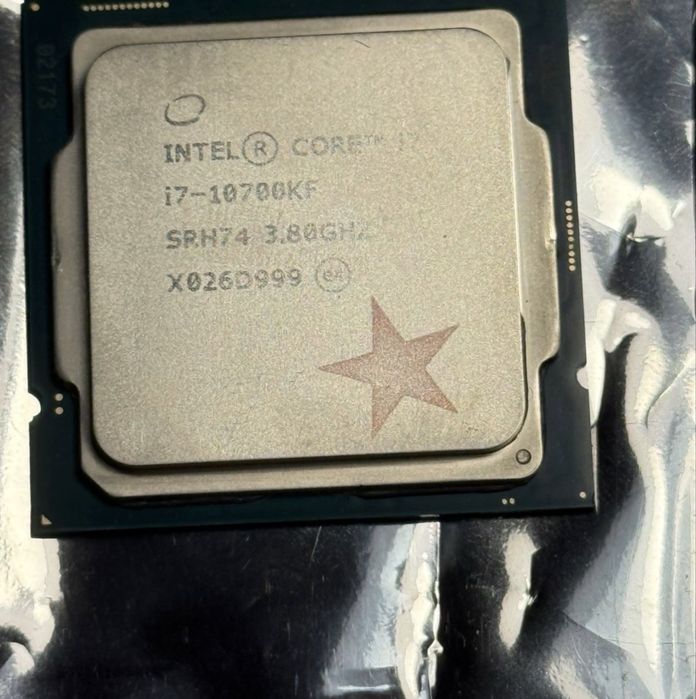 Процессор intel core i7-10700KF . Новый