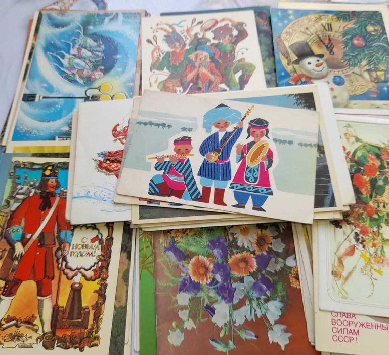 Открытки СССР - большая коллекция