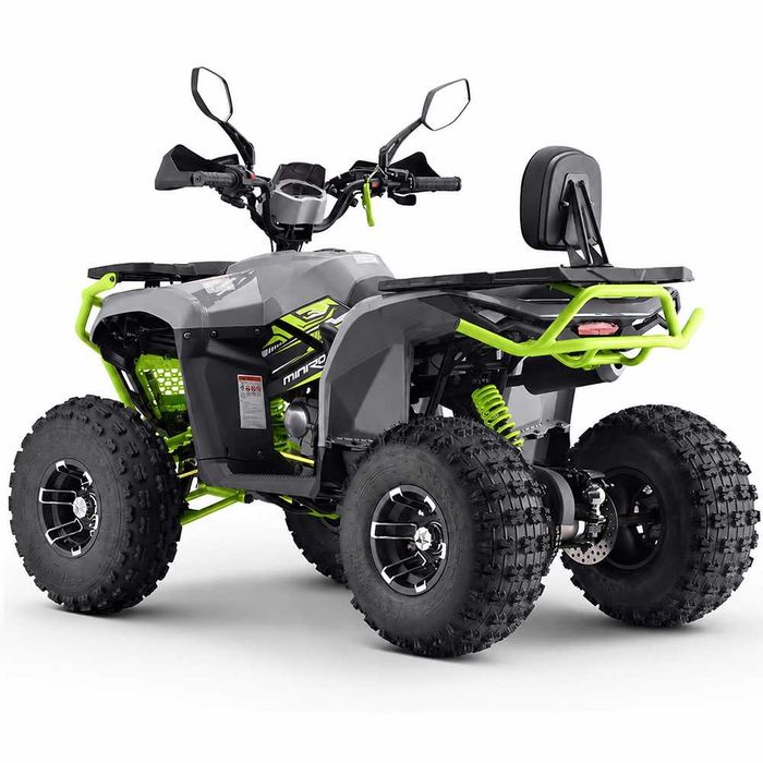 Atv 125cc MNR Troodon Deluxe 8" semi-automat 4T benzina gri/verde