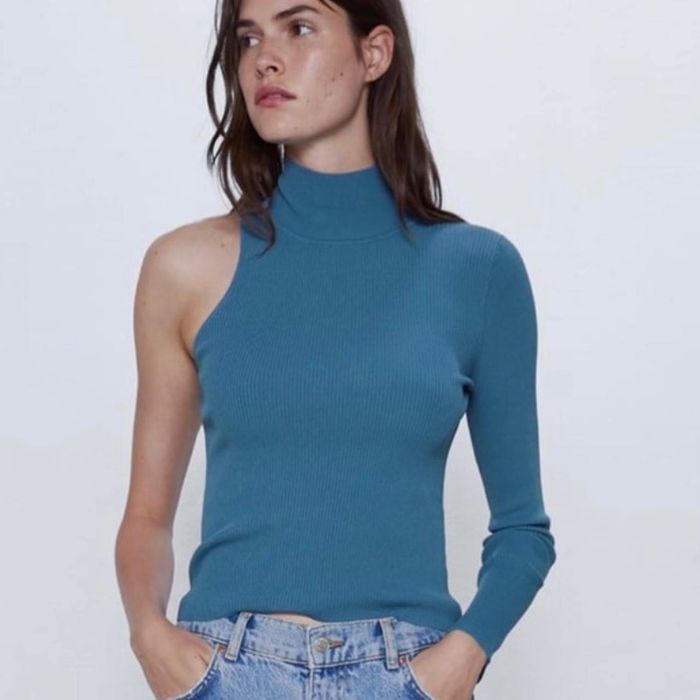 Асиметричен топ Зара, размер S