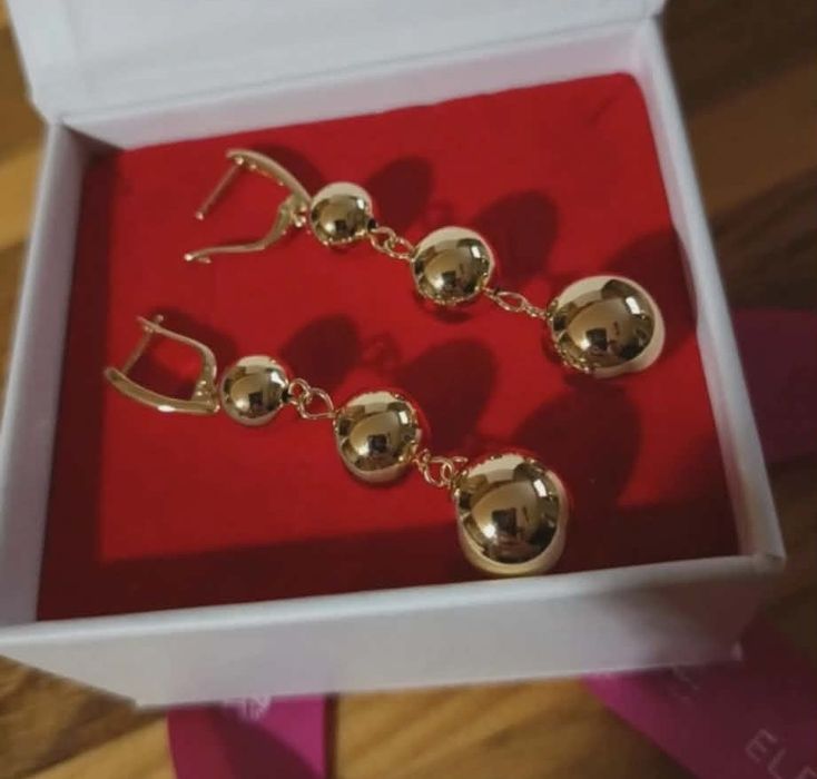 Cercei placati cu aur