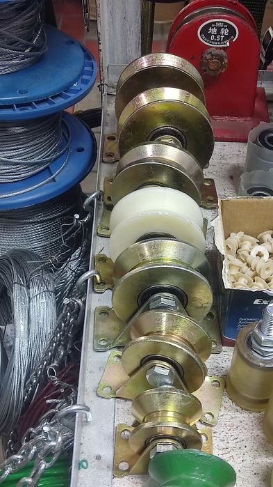 Ролики строительные, на вороте