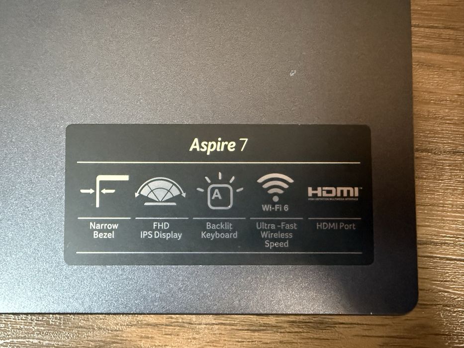 ПЕРФЕКТЕН! Лаптоп Acer Aspire A715-75G/ Intel Core i5-9300H/ 24GB RAM/ NVIDIA GeForce GTX 1650/ 512GB SSD