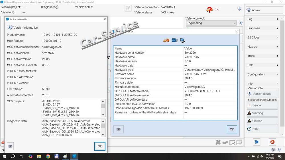 Dell 5470 +VNCI Vas6154 + SSD 256 Gb , ODIS 25.0.1 + Elsa ETKA Haynes