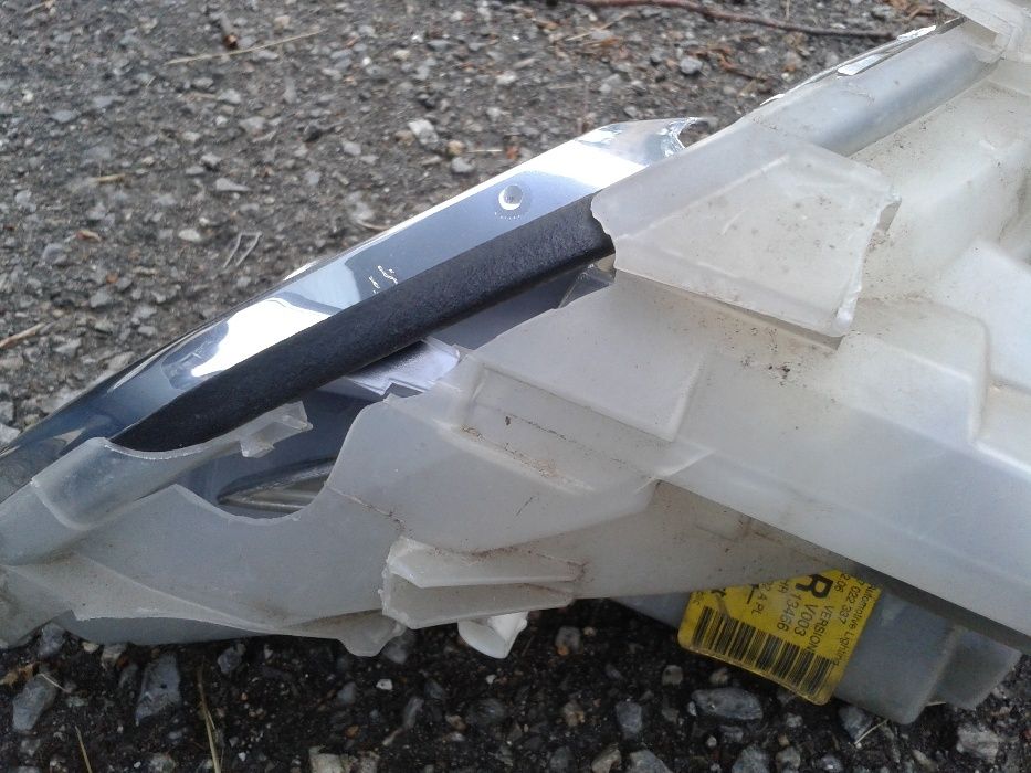 Десен фар за Smart Coupe, двусекционен, ударен