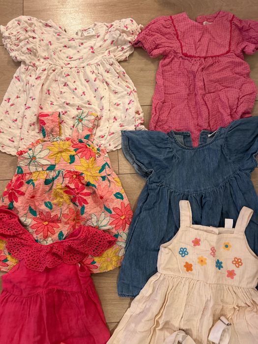 Zara Next 8 рокли и гащеризон 86-92 + подаръци