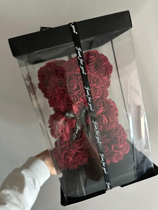 Ursi decorativi din trandafiri de sapun