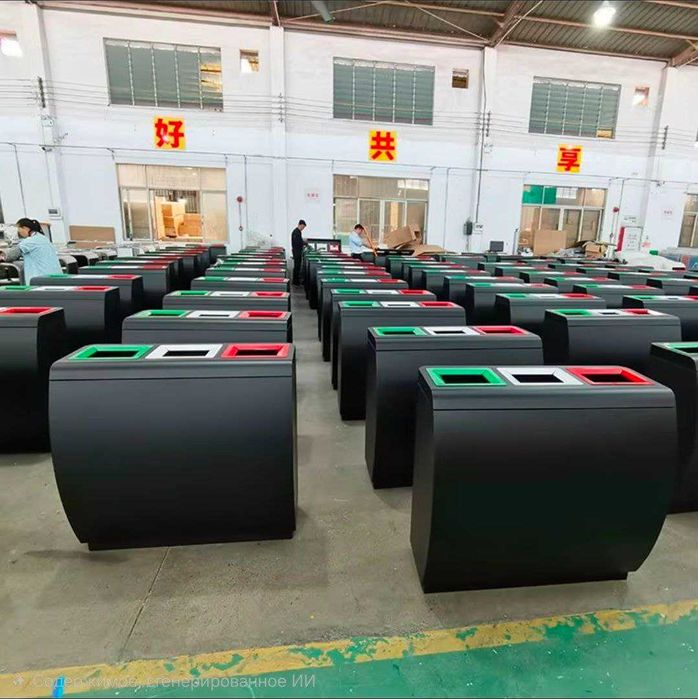 Урна цилиндр нержавейка 201 уличная офисная новая