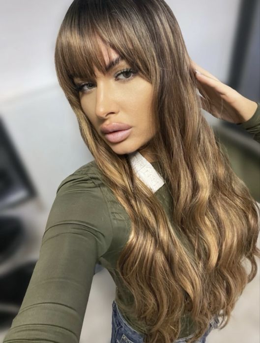 Peruca lunga satena ch suvite