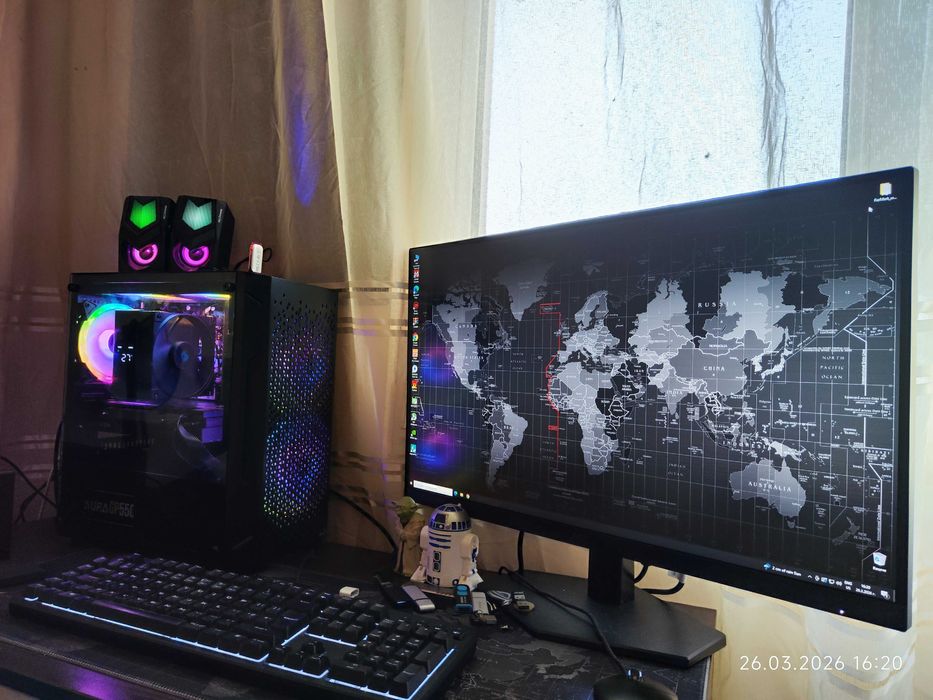 Геймърски i3 13100f, RX 6600 8GB, RAM 16GB DDR4 3200