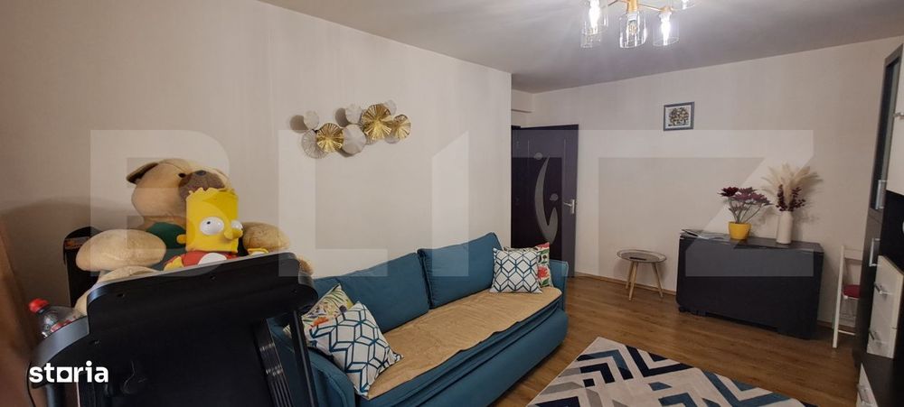 Apartament decomandat, 2 camere, 57 mp, cu balcon, etaj 1, zona Lidl — fotografia 3