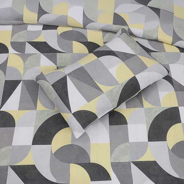 Спален комплект "Kring" – за 2 души, 4 части, 100% памук, чаршафи