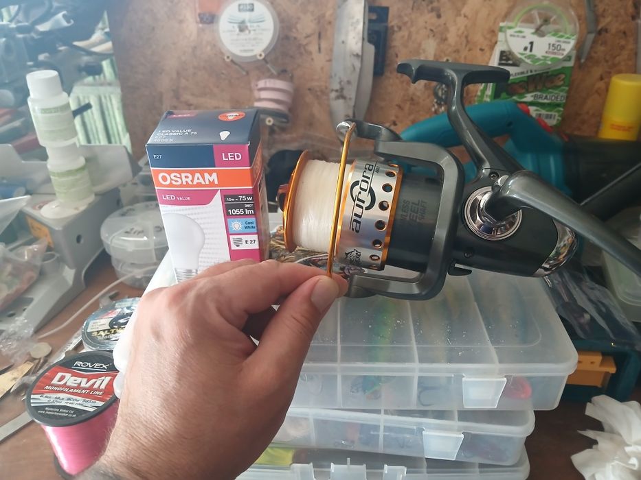 Коплект голяма макара +корда ролка