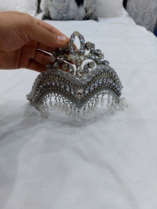 Tilla qosh Келинлик тожи аксесуар йанги 1 марта тойда такилган