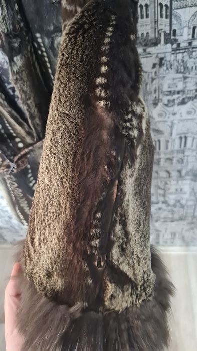 Шуба женская кролик