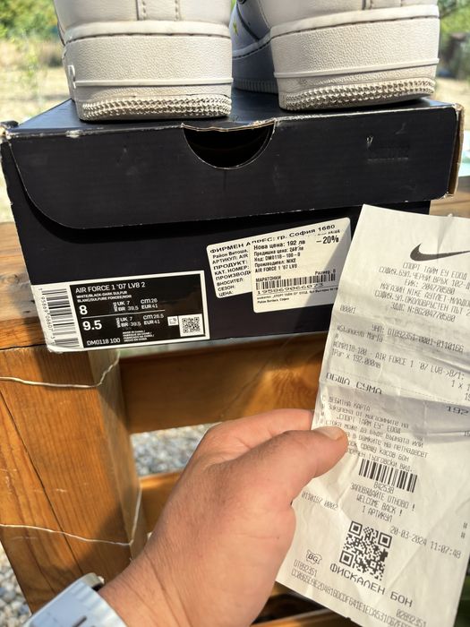 Nike AIR FORCE 1 носени 5 пъти