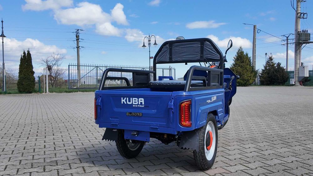 Triciclu electric KUBA Eco-Pickap Ultra fara permis cu CIV inclus
