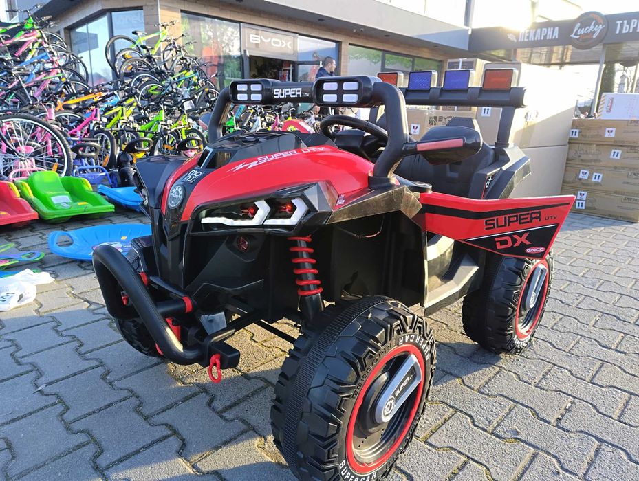 SAFARI двуместен акумулаторен джип BEAST 4x4 червен