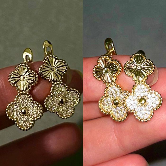 Сережки новые никто еще не носил