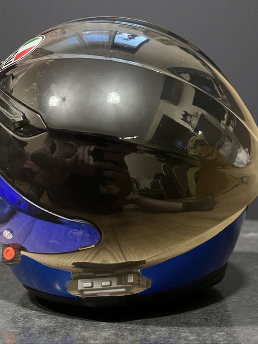 Casca AGV K6, culoare neagră, mărimea XL