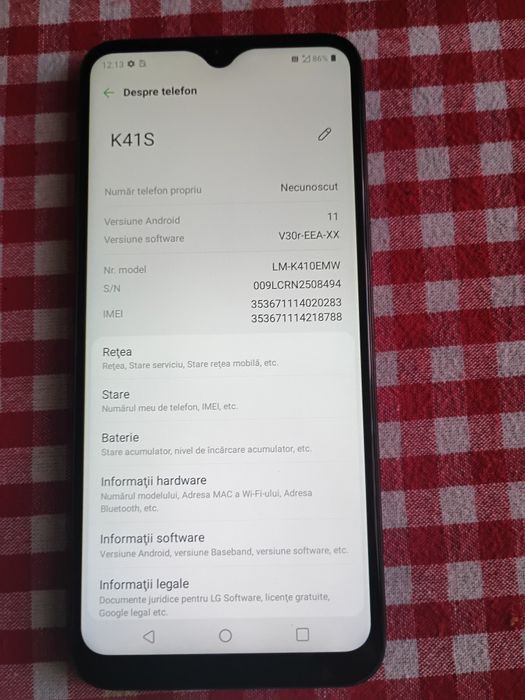 Telefon LG K41S in stare foarte buna
