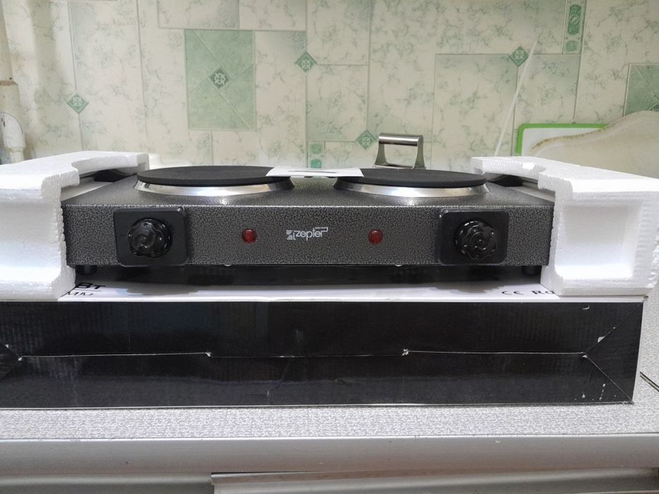 Электрическая двух комфортная плита