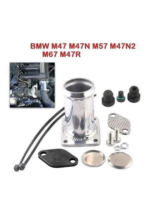 Kit EGR off + dopuri racitor gaze BMW  M47 M57 M47N2 M67 M47R 2.0 3.0d