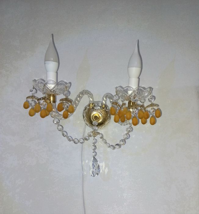 Бра хрустальное Чешское виноград