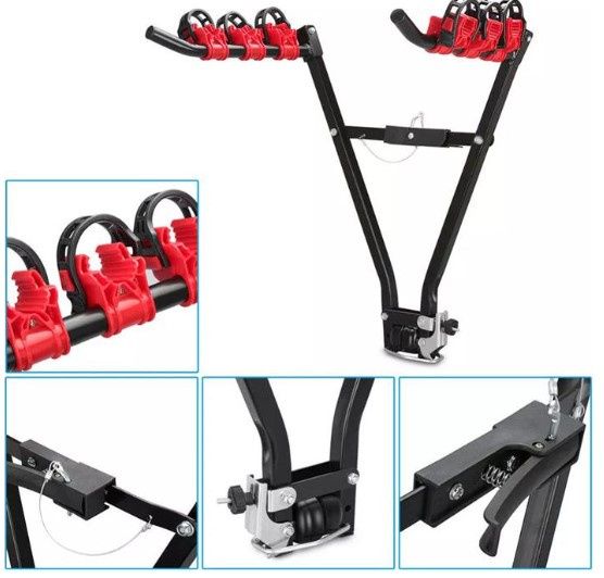 Suport 3 biciclete Hayon Portbagaj pentru sedan sau hatchback