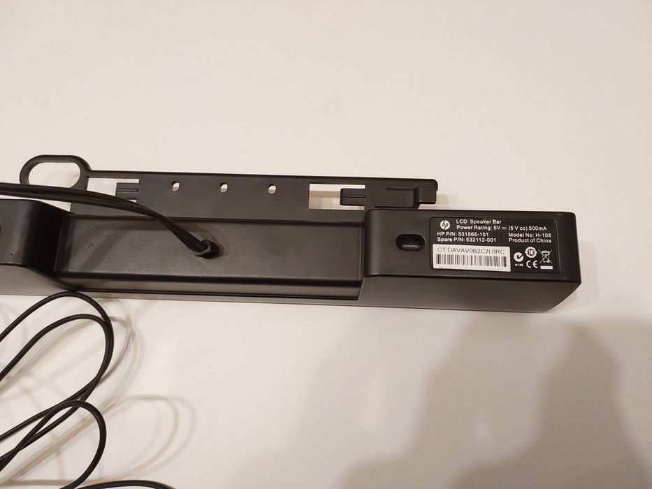 Soundbar monitor HP H-108,speaker bar LCD HP, perfect funcțional.