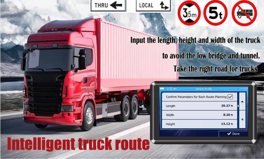 7-Inch,5-Inch  GPS Navigation for Car, Truck,BUS